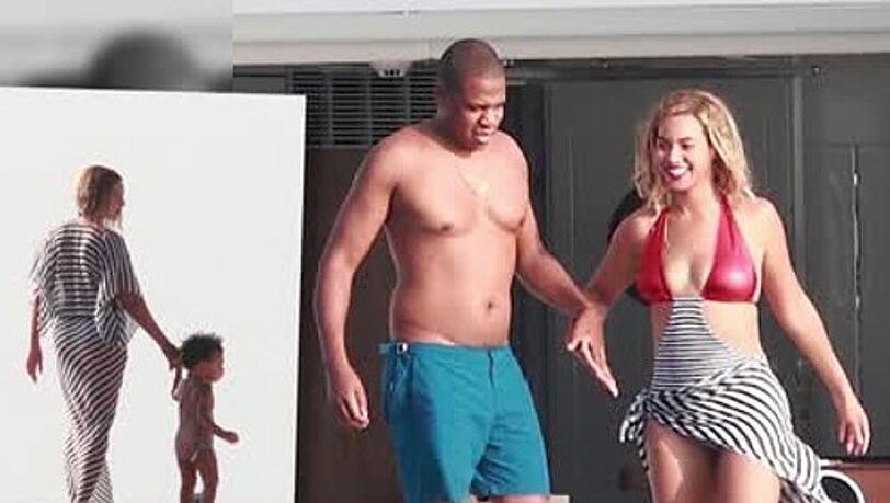 Beyoncé genießt ihren Urlaub mit der Familie Beyoncé genießt ihren Urlaub mit der Familie