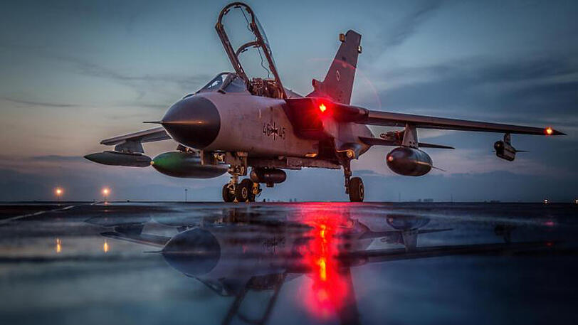 Ein Tornado der Bundeswehr auf dem Luftwaffenstützpunkt im türkischen Incirlik.
