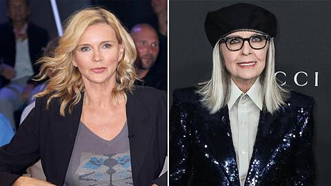 Veronica Ferres (li.) durfte mit Diane Keaton drehen.