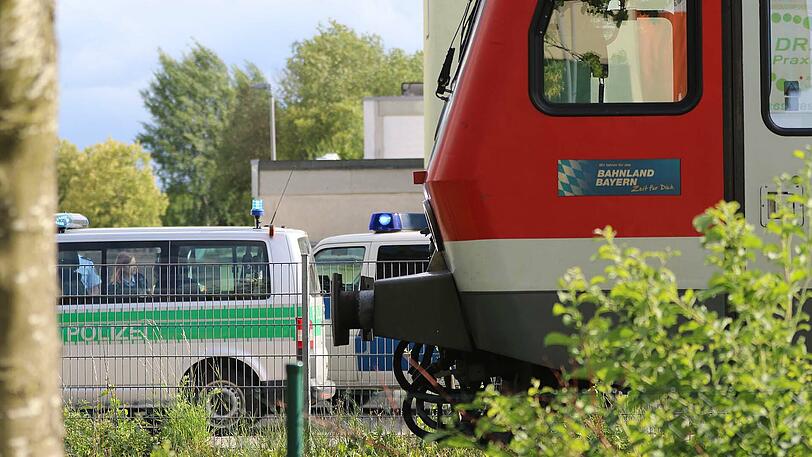 Der Lokführer konnte trotz einer Notbremsung, den Unfall nicht verhindern.