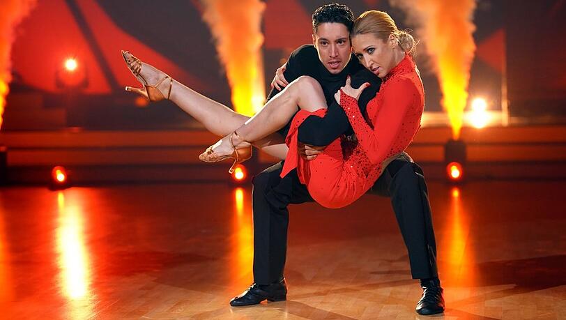 René Casselly und Kathrin Menzinger heimsten mit ihrem Tango volle Punktzahl ein.