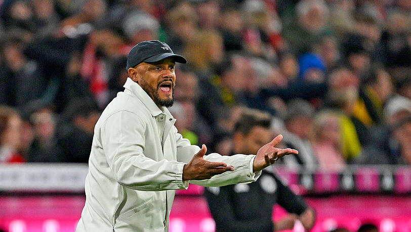 Muss seine Offensive womöglich in der Champions League umbauen: Bayern-Trainer Vincent Kompany. Muss seine Offensive womöglich in der Champions League umbauen: Bayern-Trainer Vincent Kompany.