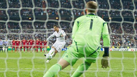 2012 hatte Neuer im Elfmeterschie&szlig;en bei Real Madrid eine seiner gr&ouml;&szlig;ten Sternstunden.