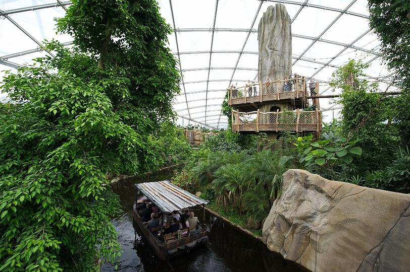 Bootstour durch die Riesentropenhalle Gondwanaland