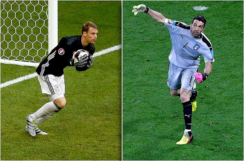 Manuel Neuer gegen Gianluigi Buffon - 1:0