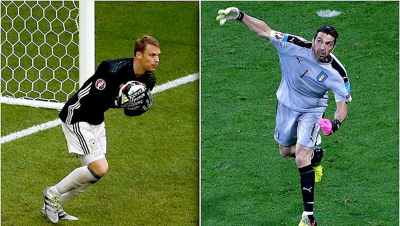 Manuel Neuer gegen Gianluigi Buffon - 1:0 Manuel Neuer gegen Gianluigi Buffon - 1:0