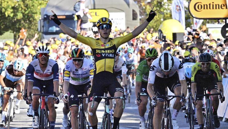 Etappensieger in Privas: Wout Van Aert.