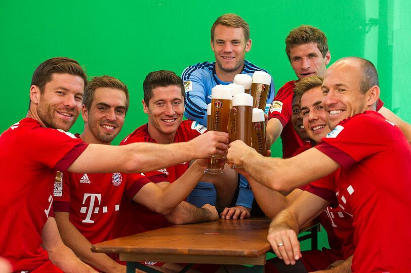 Hier weitere Bilder vom Paulaner Fotoshooting.