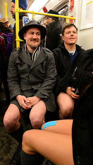 Berlin, London, Prag, New York: Auf der ganzen Welt fuhr man am Sonntag ohne Hose in der U-Bahn. Die Bilder der globalen Aktion.