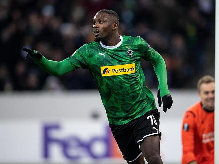 Marcus Thuram brachte Gladbach mit 1:0 in Führung.