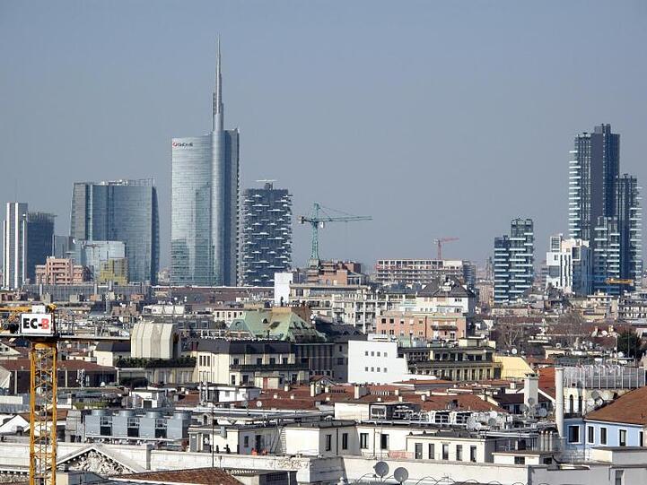 Finanzmetropole Mailand: Deutsche Unternehmen sorgen sich zunehmend um das Wirtschaftsklima in Italien.