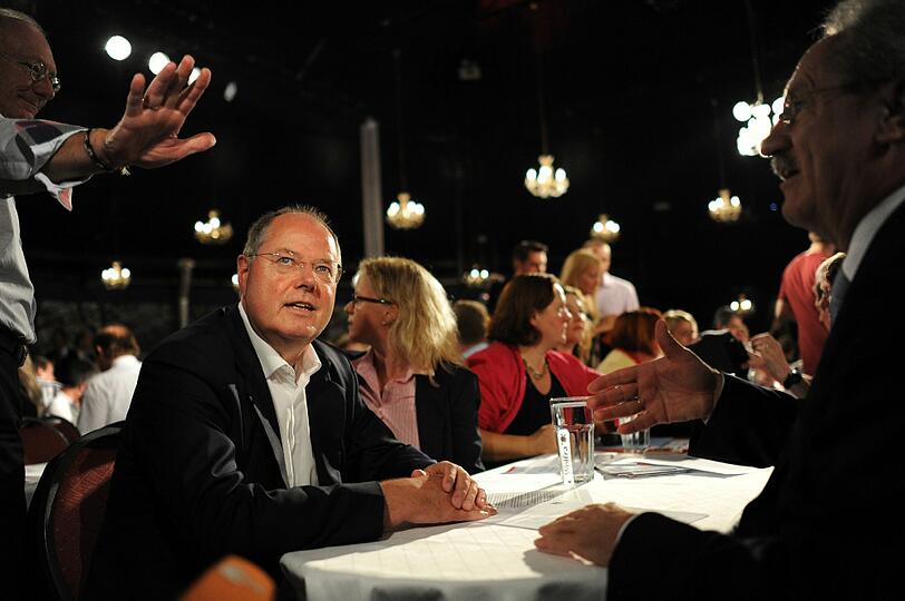 SPD-Kanzlerkandidat Peer Steinbrück in München. Die Bilder.