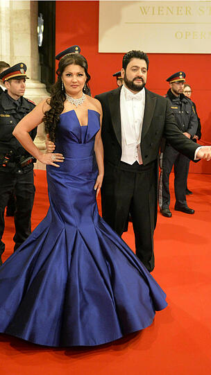Anna Netrebko und ihr Ehemann Yusif Eyvazov.