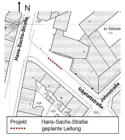 Während der Bauzeit kann in der Ickstattstraße nicht geparkt werden.