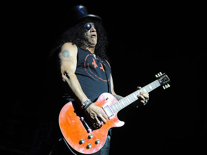 Immerhin auf der Bühne hat Slash alles im Griff - hier bei einem Auftritt in Hollywood, Florida