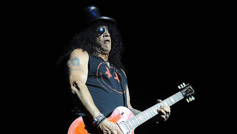 Immerhin auf der Bühne hat Slash alles im Griff - hier bei einem Auftritt in Hollywood, Florida
