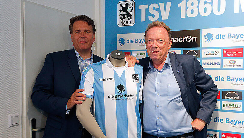 Der TSV 1860 hat einen neuen Hauptsponsor und ist jetzt außen und innen Löwe.
