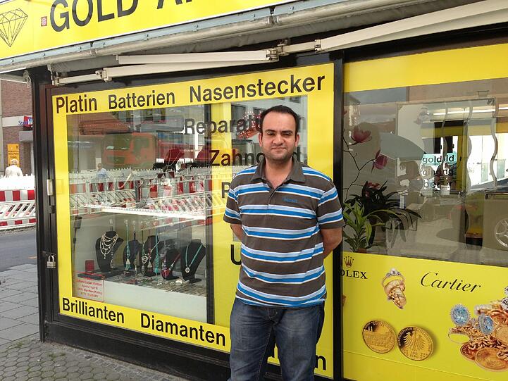 Für die Geschäftsleute ist die Dauer-Baustelle eine Belastung.