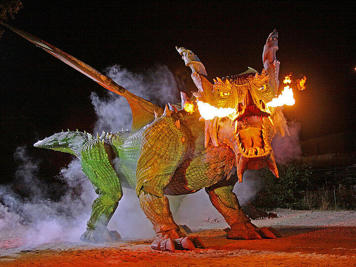 Der 15 Meter lange Monsterdrache aus der Oberpfalz