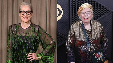Meryl Streep (l.) wird auf der Leinwand Joni Mitchell verk&ouml;rpern.