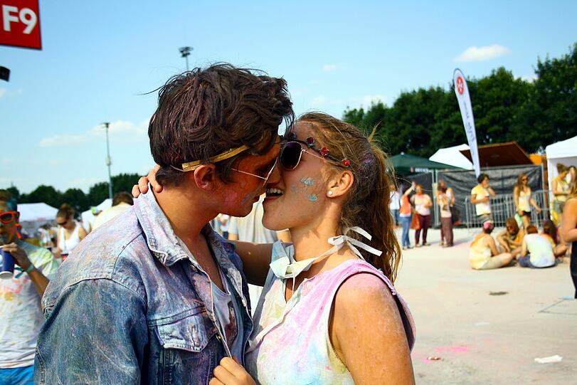 Die Farbe der Liebe.