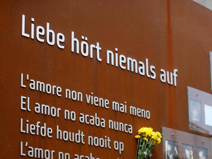 Die Gedenkstätte für die Loveparade-Opfer.