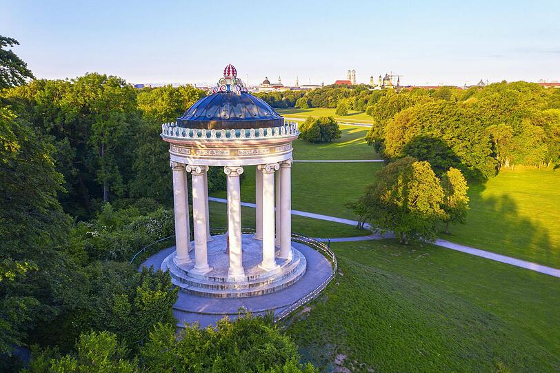 Am Monopteros im Englischen Garten kommt es immer wieder zu Streitereien und körperlichen Auseinandersetzungen.