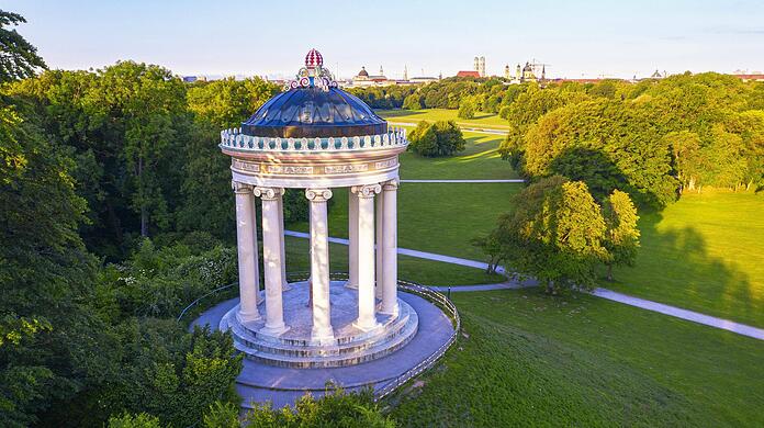 Am Monopteros im Englischen Garten kommt es immer wieder zu Streitereien und körperlichen Auseinandersetzungen.