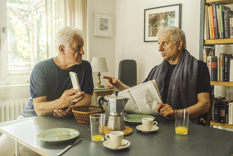 Ivo Batic (Miroslav Nemec) und Franz Leitmayr (Udo Wachtveitl) in der letzten Folge.