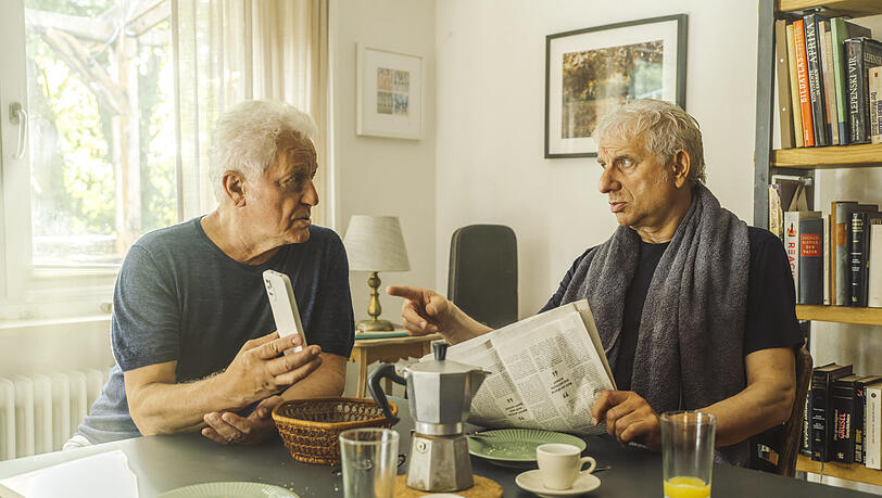 Ivo Batic (Miroslav Nemec) und Franz Leitmayr (Udo Wachtveitl) in der letzten Folge.