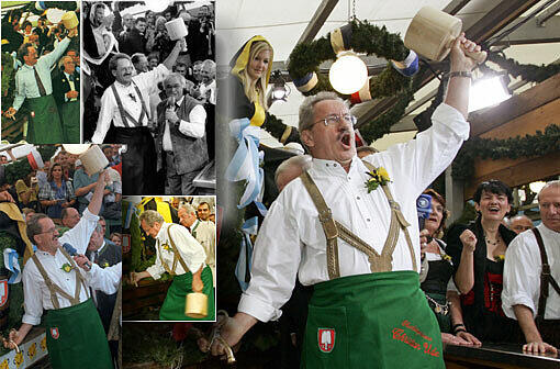 Münchens Oberbürgermeister Christian Ude steht vor dem Abschied. Nicht nur im Rathaus &ndash; auch auf dem Oktoberfest. Sehen Sie Udes Anzapfen seit 1993 in der Bilderstrecke!