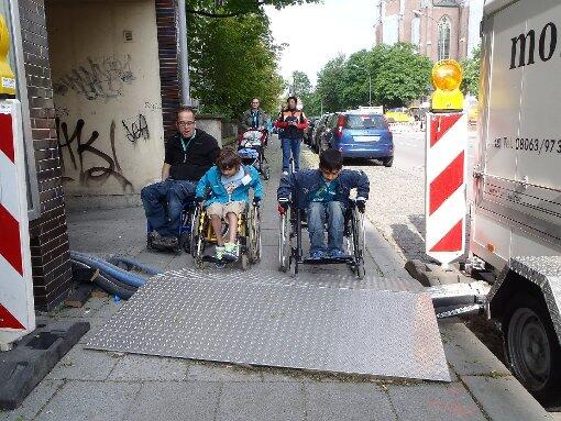 Der Stadtteil-Check "Auf Herz und Rampen prüfen" wurde vom Kreisjugendring iniziiert.