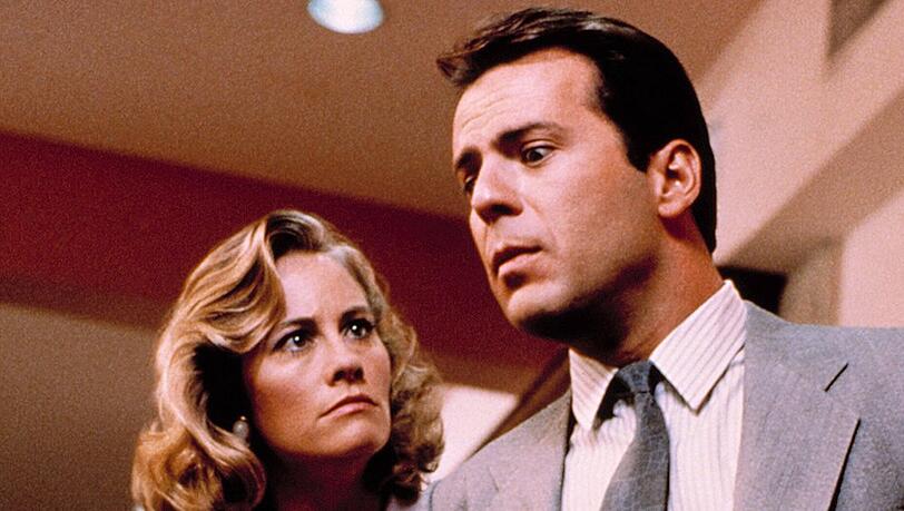 Bruce Willis und Cybill Shepherd in "Das Model und der Schnüffler".