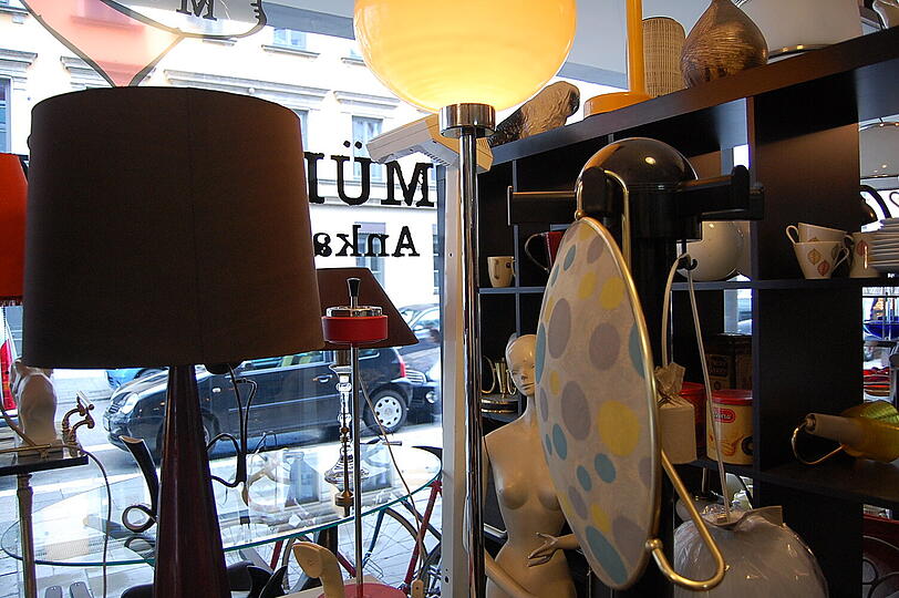 Die schönsten Münchner Second-Hand-Geschäfte. Hier: Müller & Herz, Kolosseumstraße 6, www.muellerherz.de