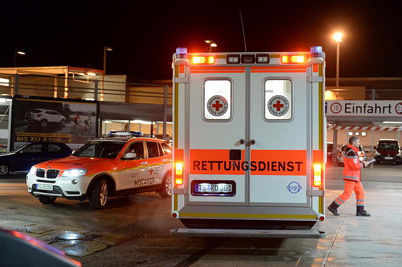 Versuchter Raubüberfall in Traunstein. Die Bilder vom Tatort.