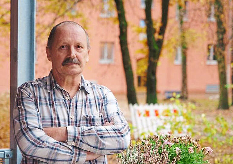 Mauer-Gegner: BA-Politiker Guido Bucholtz (parteilos).