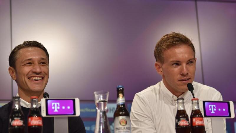 Am Samstag trifft Niko Kovac (l) mit dem FC Bayern auf Julian Nagelsmann und RB Leipzig. Am Samstag trifft Niko Kovac (l) mit dem FC Bayern auf Julian Nagelsmann und RB Leipzig.
