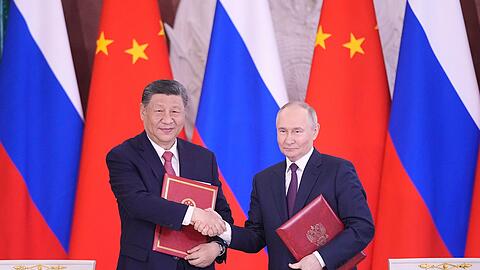 Putin und Xi bekräftigen Partnerschaft.