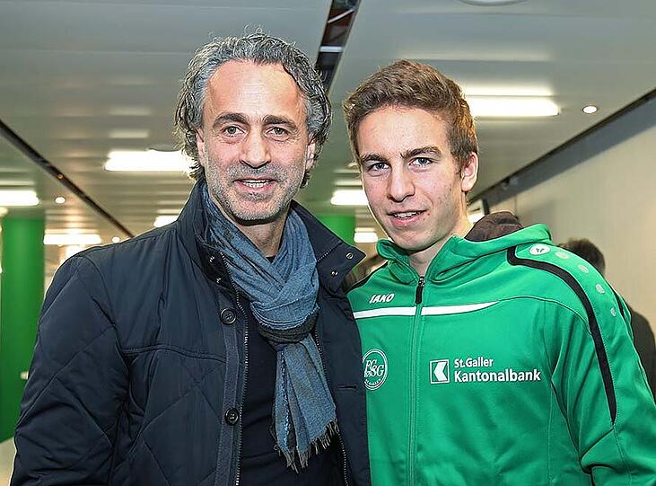 Maurizio Gaudino mit Sohn Gianluca.