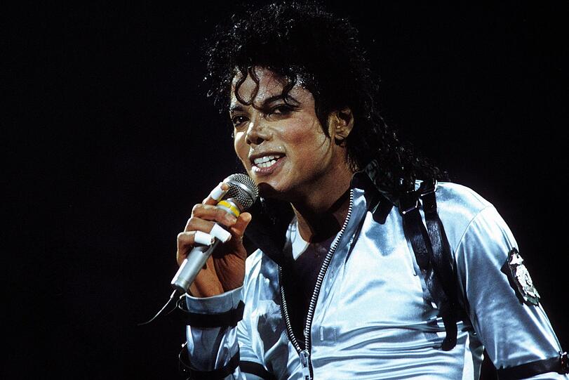 Michael Jackson, 1988 beim Konzert auf dem Platz der Republik Berlin