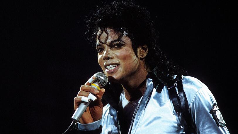 Michael Jackson, 1988 beim Konzert auf dem Platz der Republik Berlin