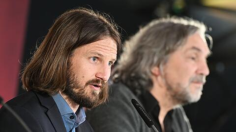Christian Stückl und der Oberammergauer Bürgermeister Andreas Rödl.