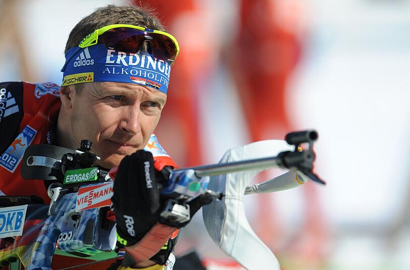 Andreas Birnbacher war beim Sprint noch der beste Deutsche und landete bei der Heim-WM in Ruhpolding auf Platz 16.