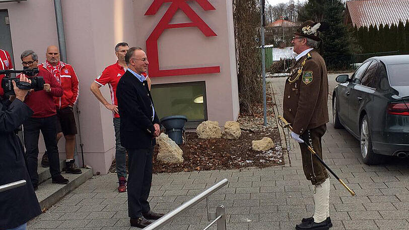In Mühldorf am Inn: FCB-Vorstandsvorsitzender Karl-Heinz Rummenigge.