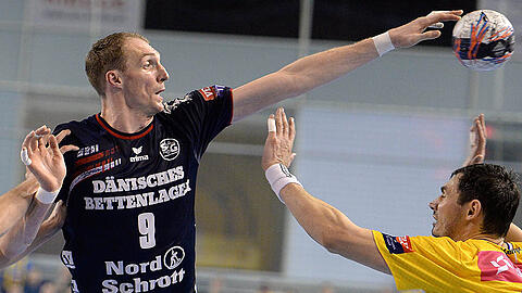 Raus aus der Champions League: Holger Glandorf (l.) und seine SG Flensburg-Handewitt.