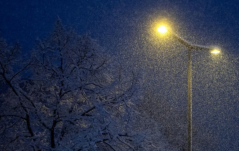 Weitere Schnee-Bilder aus München.