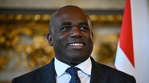 Der britische Außenminister David Lammy teilte auf der Plattform X mit, er habe mit Rubio telefoniert. (Archivbild)