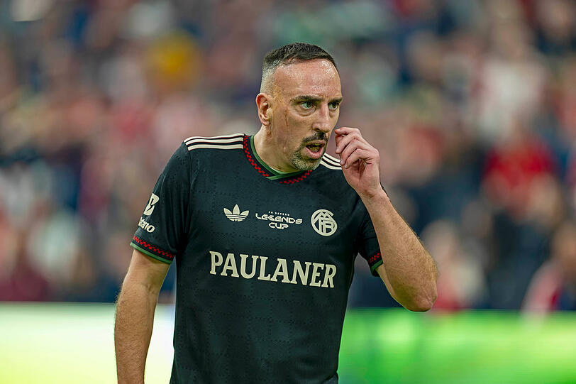 Bayern-Legende: Franck Ribéry. Bayern-Legende: Franck Ribéry.