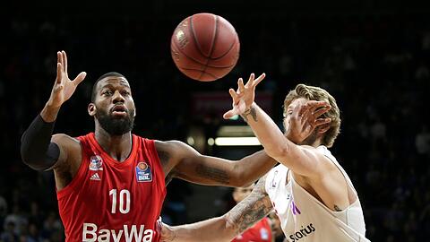 Sie wollen sich jetzt in der Euroleague zurückmelden: Die Bayern-Basketballer um Superstar Greg Monroe (l.).