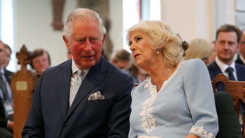 Der britische Thronfolger Prinz Charles und seine Ehefrau Camilla in der Leipziger Thomaskirche. Der britische Thronfolger Prinz Charles und seine Ehefrau Camilla in der Leipziger Thomaskirche.
